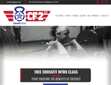 Tablet Screenshot of crossfit2st.com